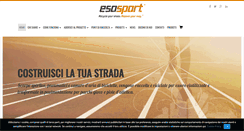 Desktop Screenshot of esosport.it