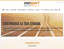 Tablet Screenshot of esosport.it